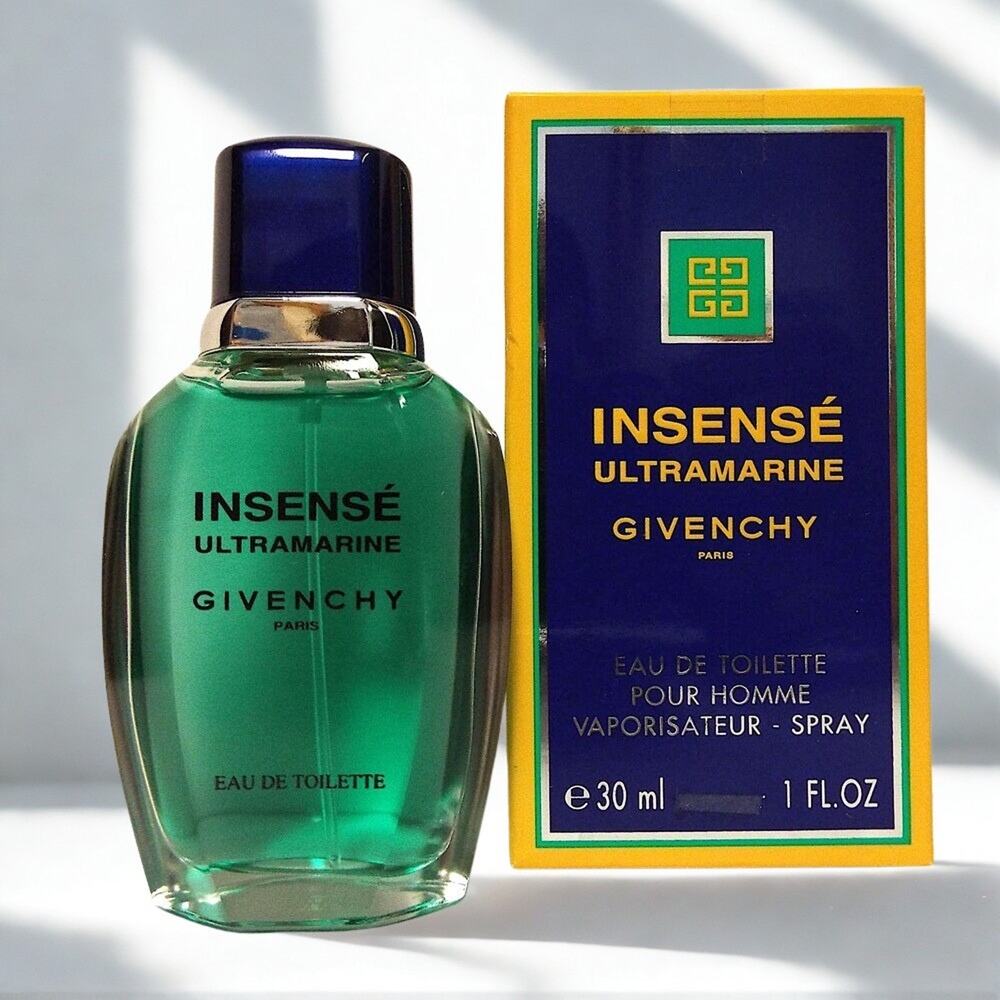 Givenchy Insense Ultramarine EDT 1oz Spray Vintage Original Formula Men